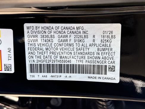 New 2026 Honda Civic LX image 28