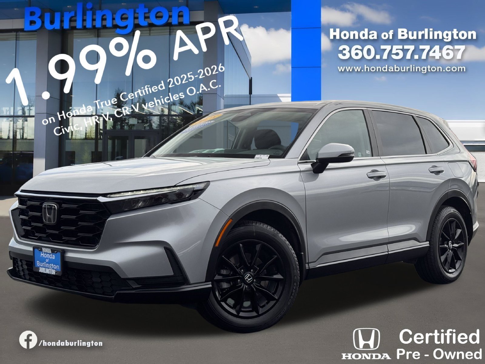 Certified 2025 Honda CR-V EX image 1