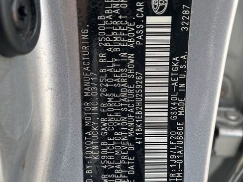 Used 2017 Toyota Avalon XLE Premium w/ Protection Package image 81