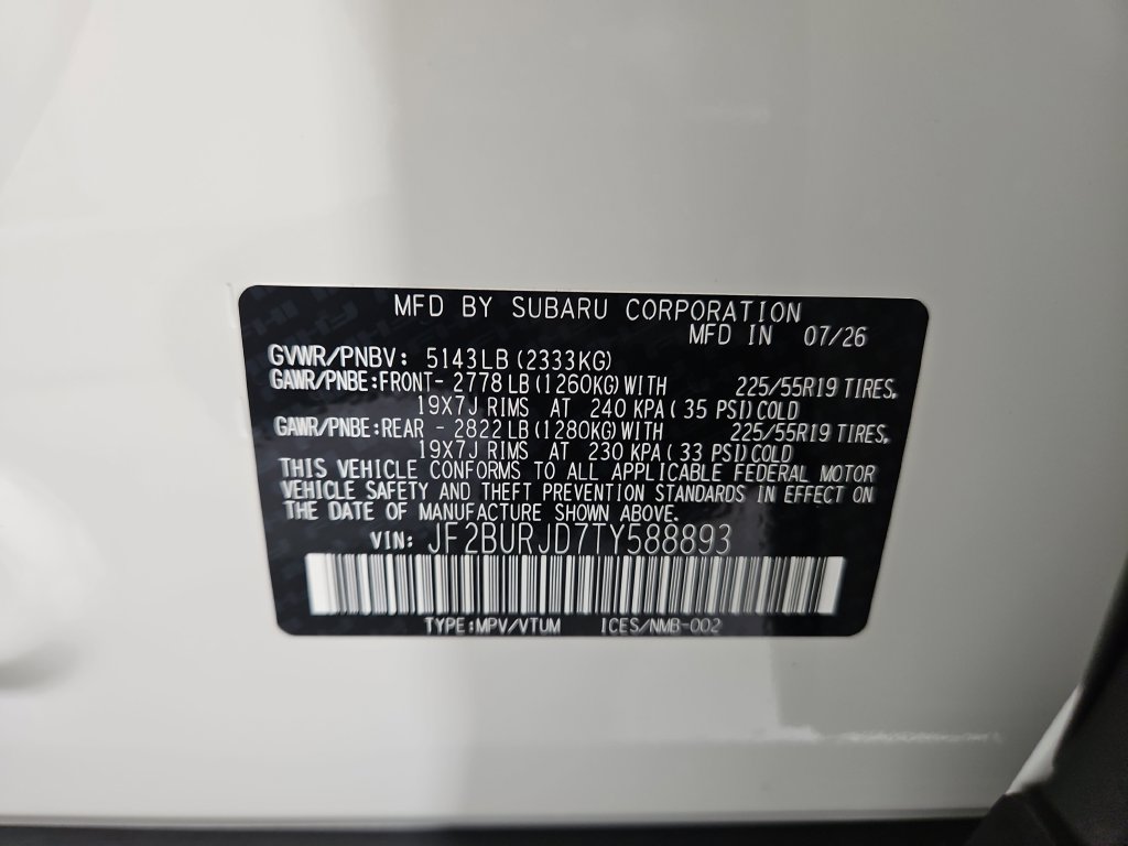 New 2026 Subaru Outback Touring XT AWD/4WD image 30