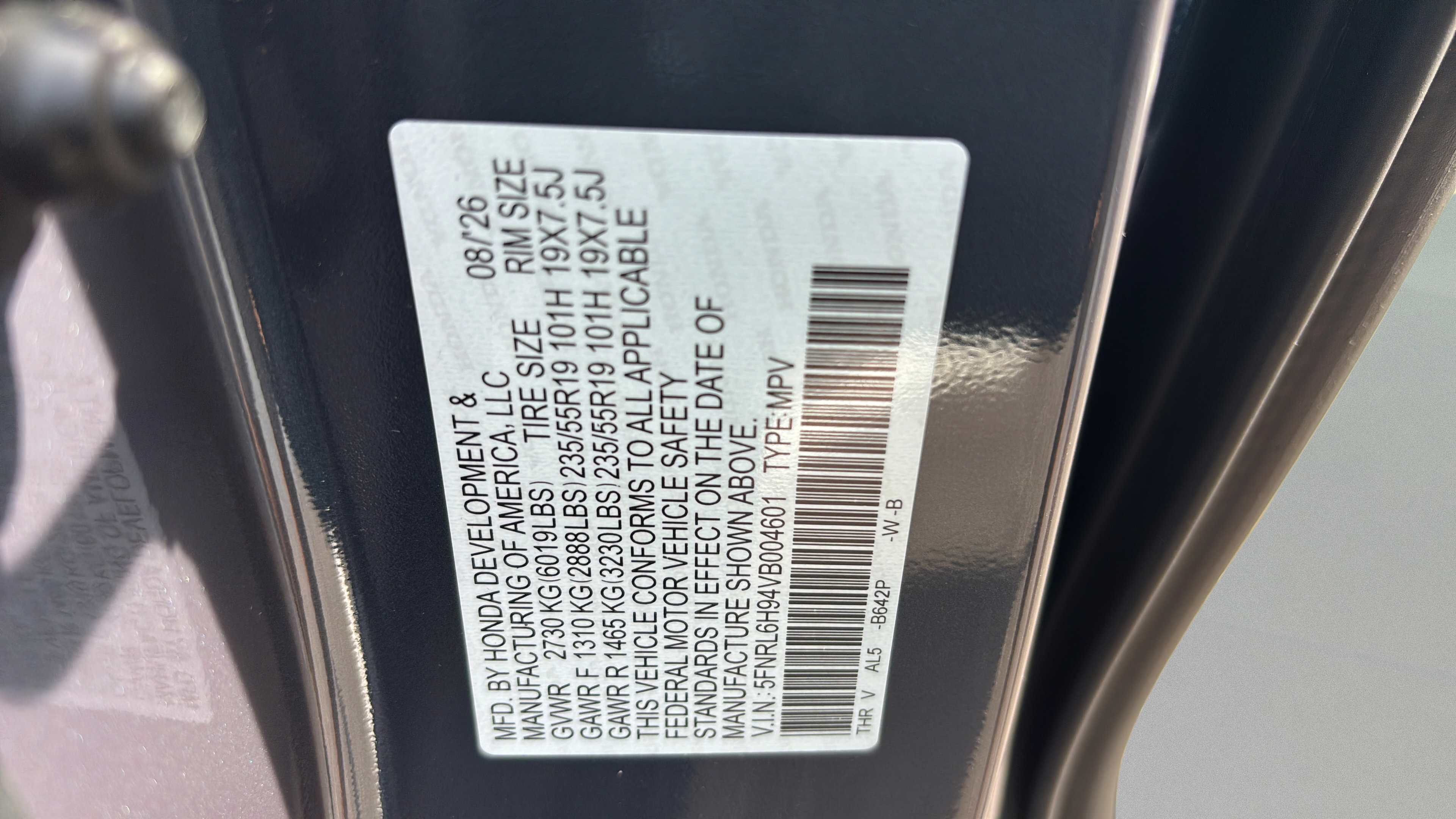 New 2027 Honda Odyssey Elite image 17
