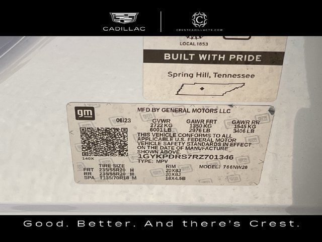 Certified 2024 Cadillac XT6 Premium Luxury w/ LPO, Floor Liner Package AWD/4WD image 36