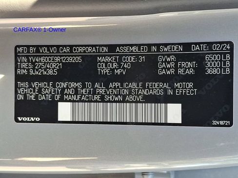 Certified 2024 Volvo XC90 T8 Plus w/ Protection Package Premier AWD/4WD image 31