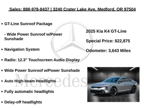 Used 2025 Kia K4 GT-Line w/ GT-Line Sunroof Package image 5