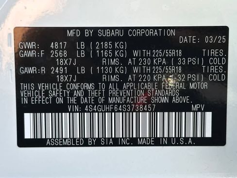 Used 2025 Subaru Crosstrek 2.5i Sport w/ Crosstrek Mirror Package image 21