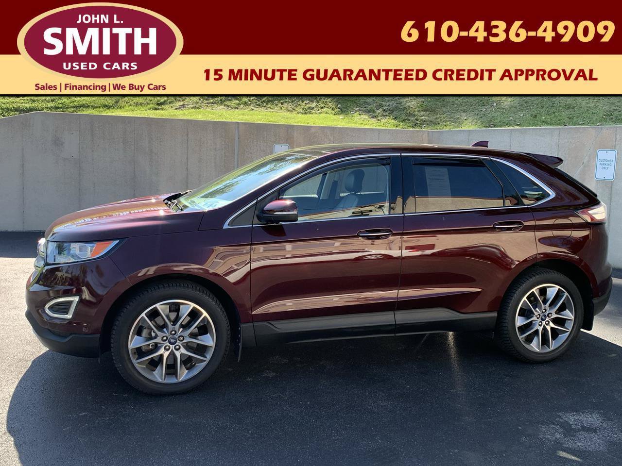 Used 2018 Ford Edge Titanium w/ Equipment Group 302A AWD/4WD image 1