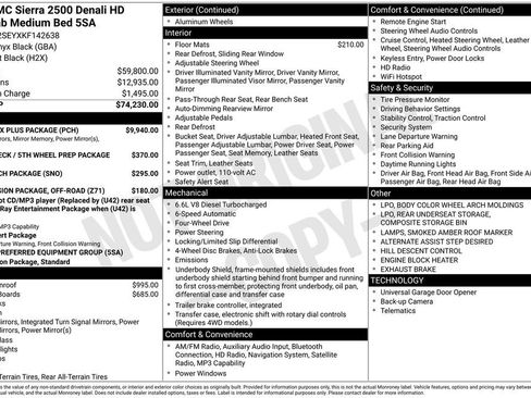 Used 2019 GMC Sierra 2500 Denali w/ Duramax Plus Package image 7