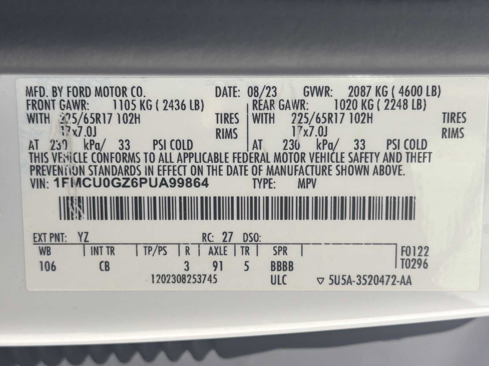Used 2023 Ford Escape Active FWD image 34