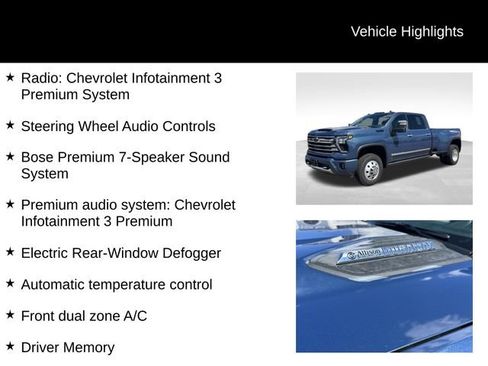 Certified 2024 Chevrolet Silverado 3500 High Country w/ High Country Premium Package AWD/4WD image 17