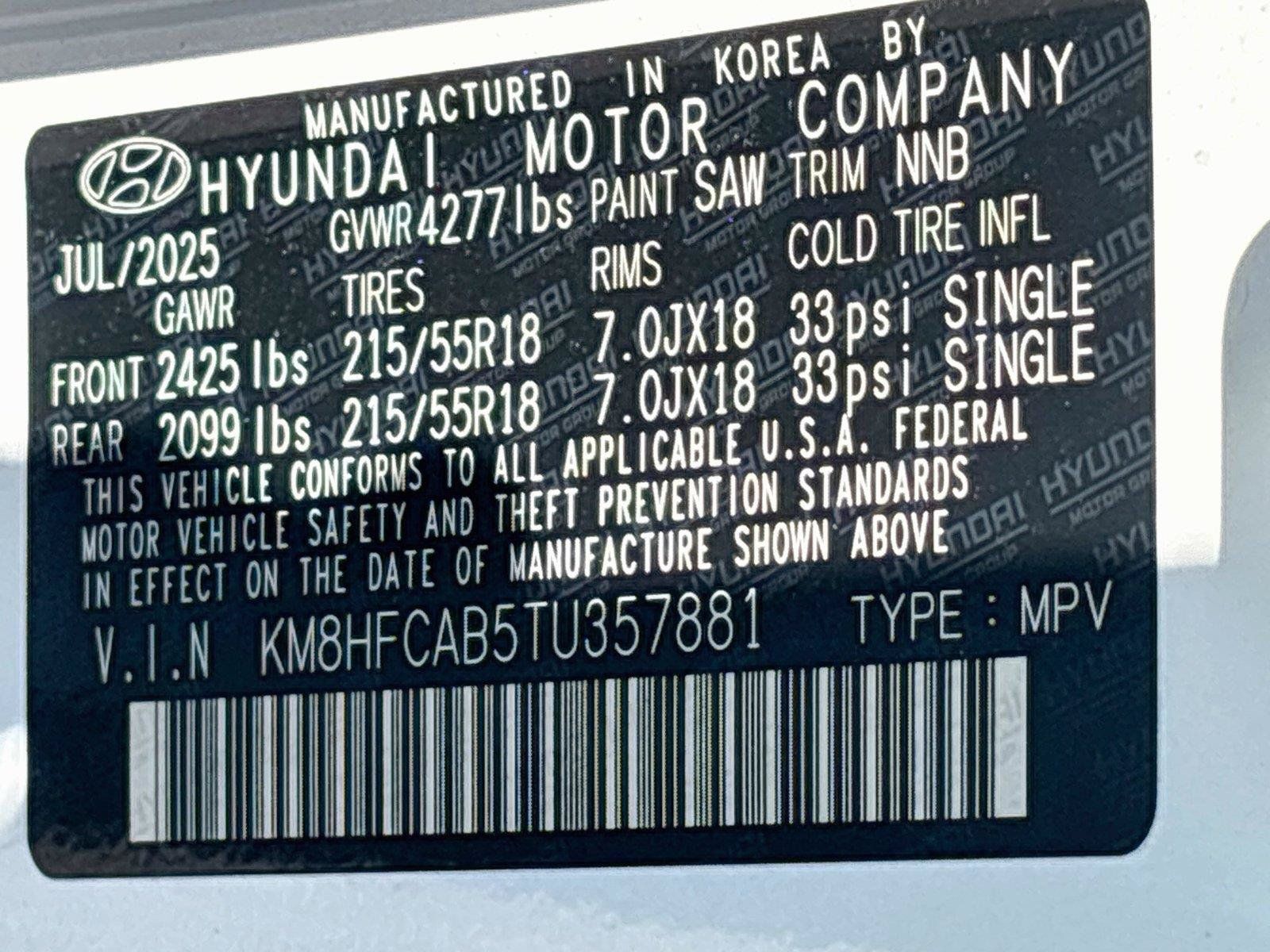 Certified 2026 Hyundai Kona SEL Sport AWD/4WD image 22