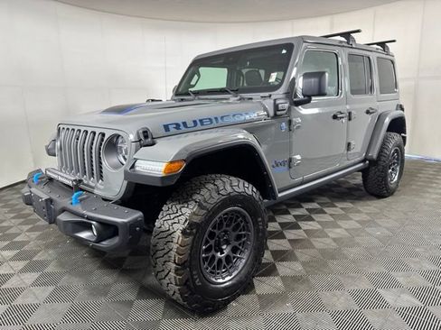 Used 2021 Jeep Wrangler Unlimited Rubicon 4xe w/ Steel Bumper Group AWD/4WD image 8