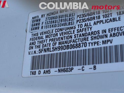 Used 2013 Honda Odyssey Touring image 29