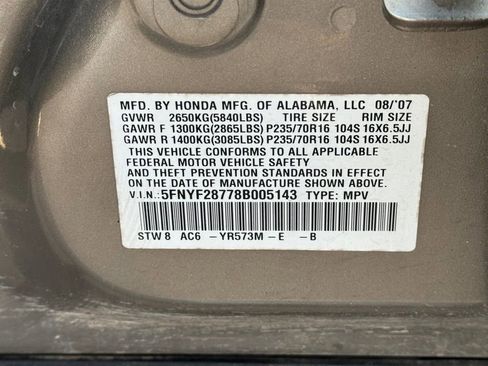 Used 2008 Honda Pilot EX-L image 11