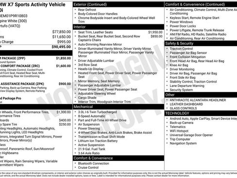 Used 2023 BMW X7 xDrive40i w/ Premium Package image 7