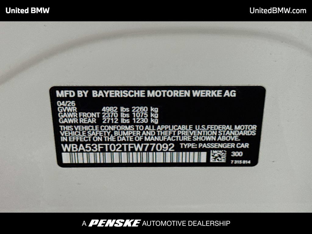 New 2026 BMW M340i Sedan w/ Premium Package RWD image 16