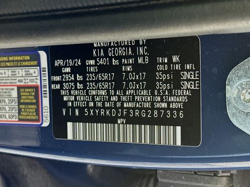 Used 2024 Kia Sorento SX Prestige w/ Olive Brown Leather Package image 39