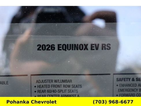 New 2026 Chevrolet Equinox EV RS FWD image 29