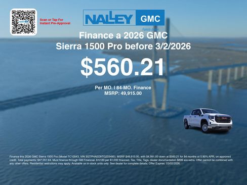 New 2026 GMC Sierra 1500 Pro w/ Pro Value Package image 7