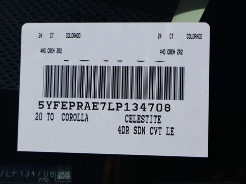 Certified 2020 Toyota Corolla LE image 6