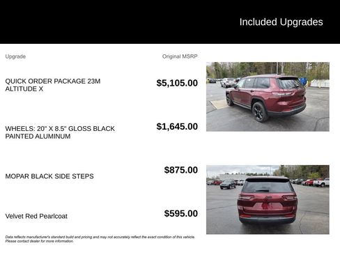 Used 2024 Jeep Grand Cherokee L Altitude AWD/4WD image 6