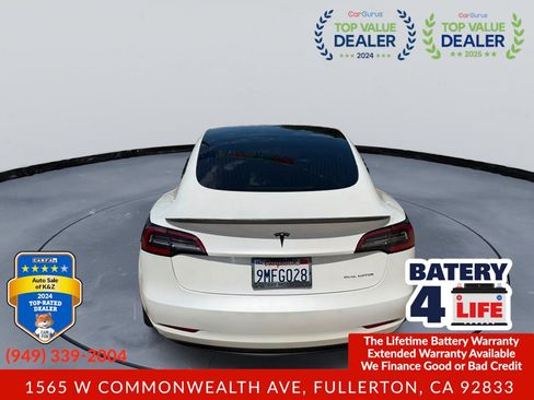 Used 2020 Tesla Model 3 Long Range AWD/4WD image 5