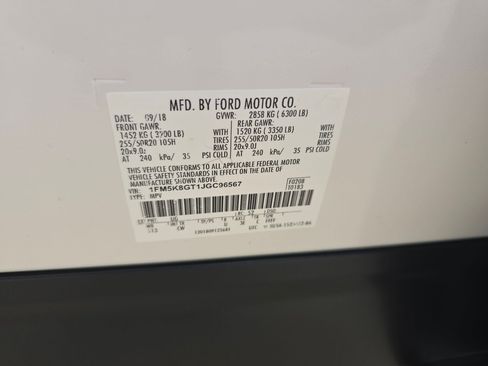 Used 2018 Ford Explorer Sport w/ Equipment Group 401A image 21