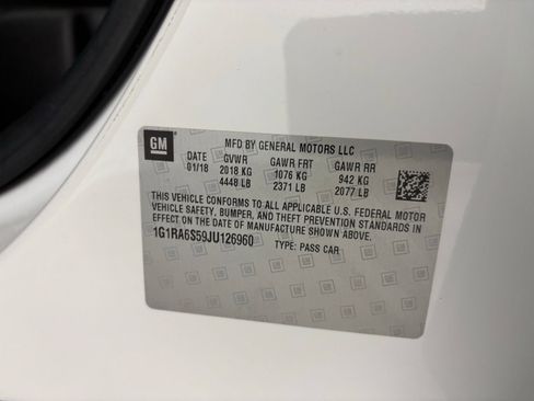 Used 2018 Chevrolet Volt LT w/ LT Driver Confidence Package image 27