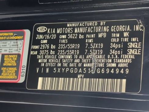 Used 2020 Kia Sorento S AWD/4WD image 29