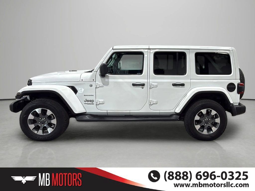 Used 2021 Jeep Wrangler Unlimited Sahara w/ Uconnect 4C Nav & Sound Group AWD/4WD image 6