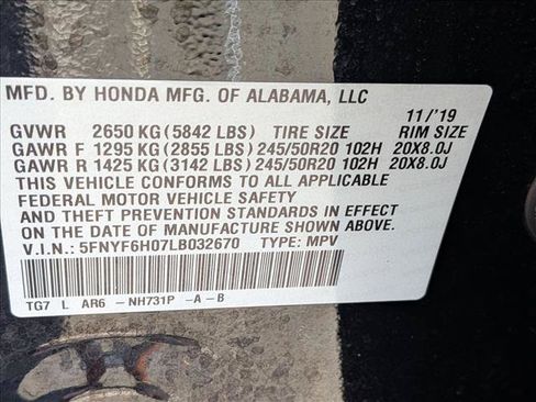 Used 2020 Honda Pilot Elite image 29