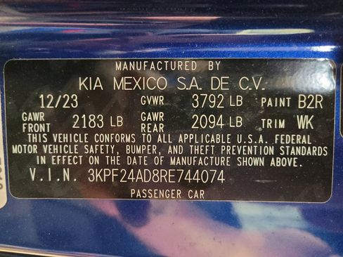 Used 2024 Kia Forte LXS w/ LXS Technology Package FWD image 33