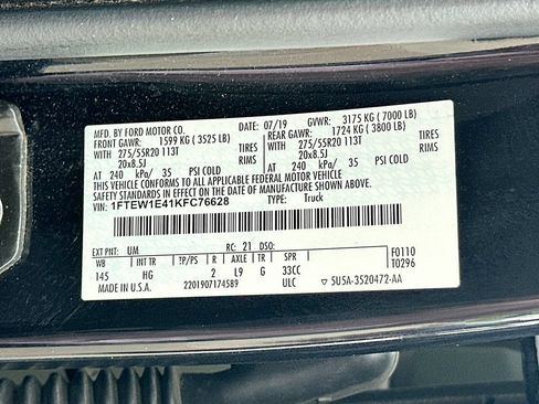 Certified 2019 Ford F150 Lariat AWD/4WD image 27