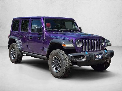Used 2023 Jeep Wrangler Unlimited Rubicon 4xe w/ Cold Weather Group AWD/4WD image 3