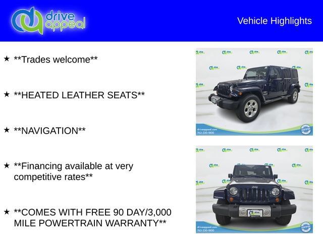 Used 2013 Jeep Wrangler Unlimited Sahara w/ Connectivity Group AWD/4WD image 12