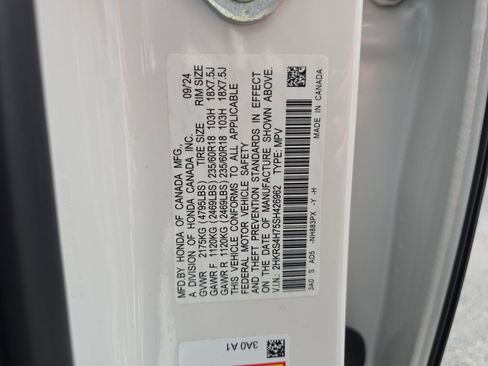 Certified 2025 Honda CR-V EX-L image 32