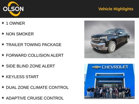 Used 2022 Chevrolet Silverado 1500 LTZ w/ Safety Package II image 2