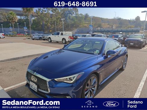 Used 2018 INFINITI Q60 Red Sport 400 w/ Pro Active Package image 1