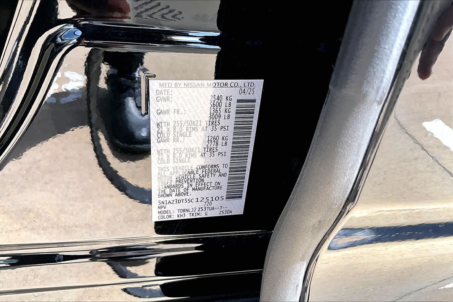 Used 2025 Nissan Murano Platinum w/ Cargo Package AWD/4WD image 37