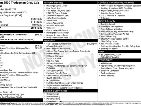 New 2025 RAM 2500 Tradesman AWD/4WD image 5