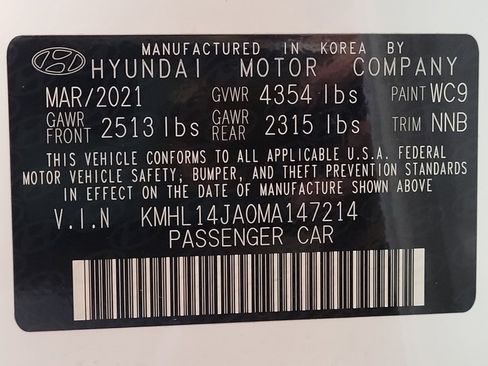 Used 2021 Hyundai Sonata SEL w/ Convenience Package FWD image 33
