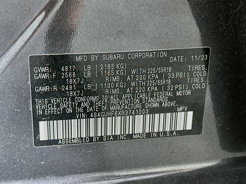 Used 2024 Subaru Crosstrek 2.5i Sport w/ Crosstrek Mirror Package AWD/4WD image 12