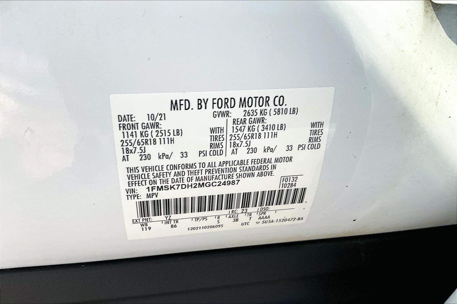 Used 2021 Ford Explorer XLT RWD image 17