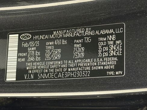 Used 2023 Hyundai Tucson Limited w/ Cargo Package AWD/4WD image 19