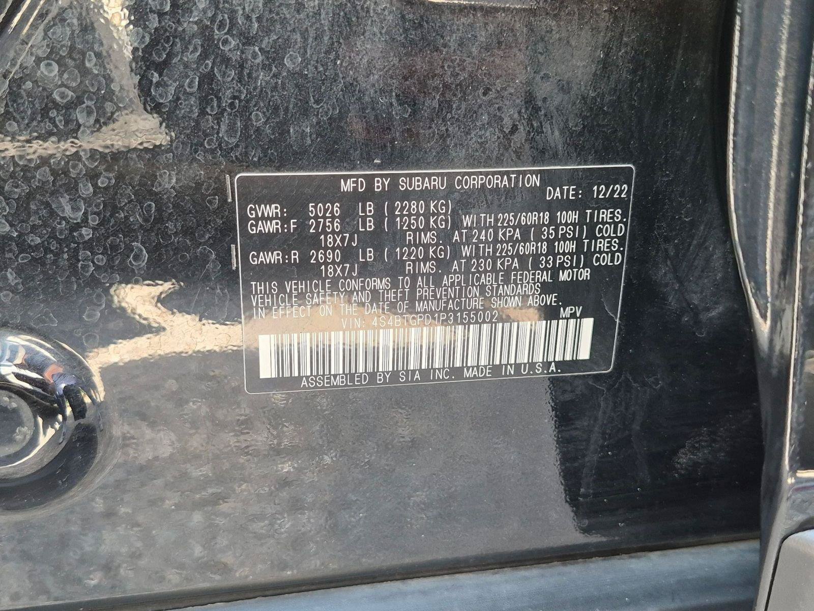 Used 2023 Subaru Outback Touring XT AWD/4WD image 32