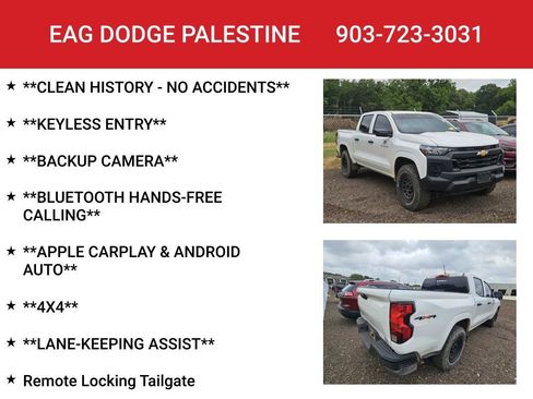 Used 2023 Chevrolet Colorado W/T w/ Safety Package AWD/4WD image 4