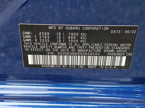 Used 2022 Subaru Impreza 2.0i AWD/4WD image 26