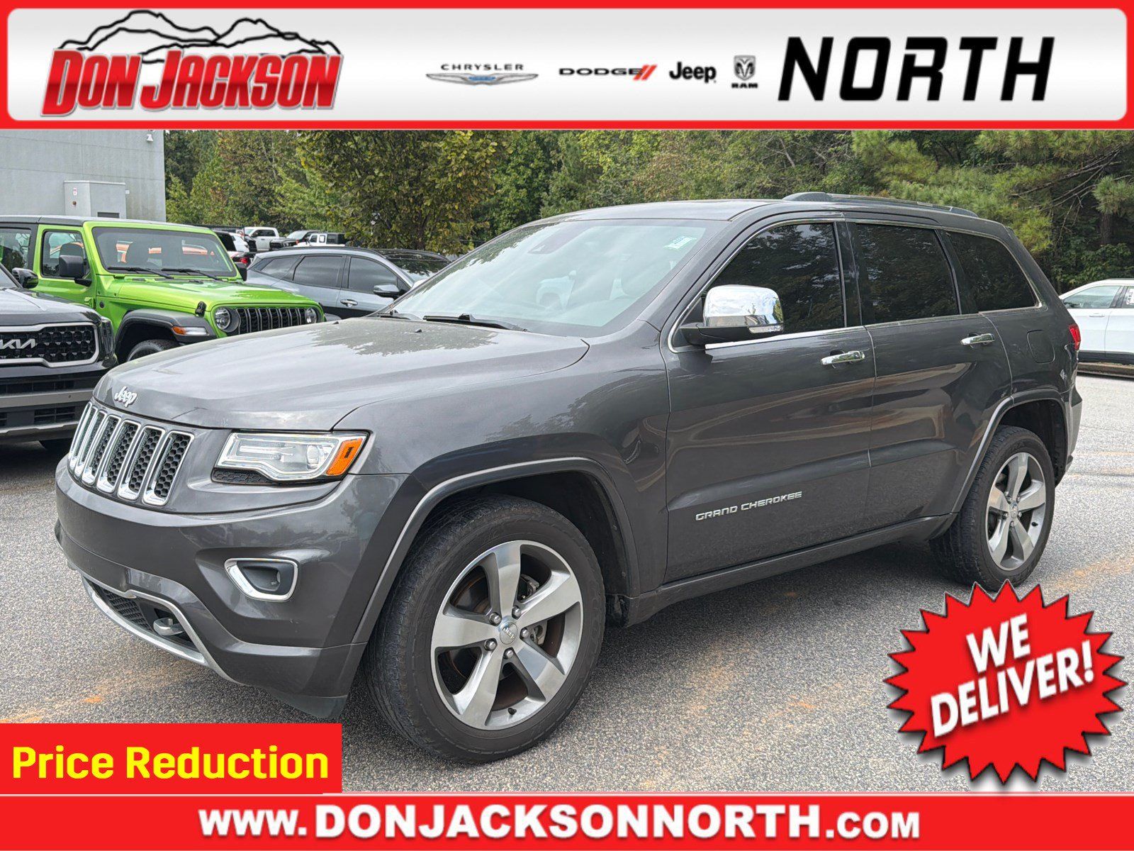 Used 2014 Jeep Grand Cherokee Overland w/ Advanced Technology Group RWD image 1