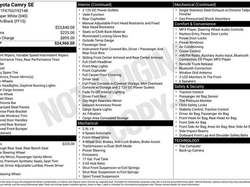Used 2016 Toyota Camry SE image 37