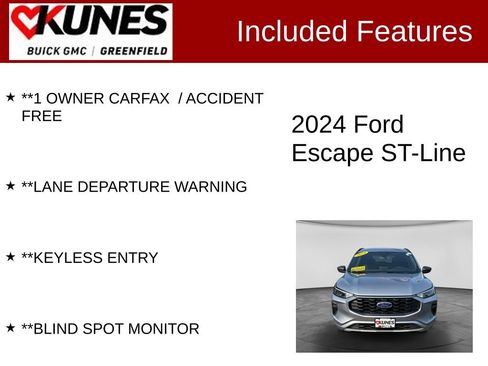 Used 2024 Ford Escape ST-Line FWD image 3