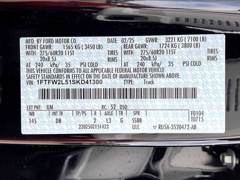 New 2025 Ford F150 STX w/ Equipment Group 200A image 20